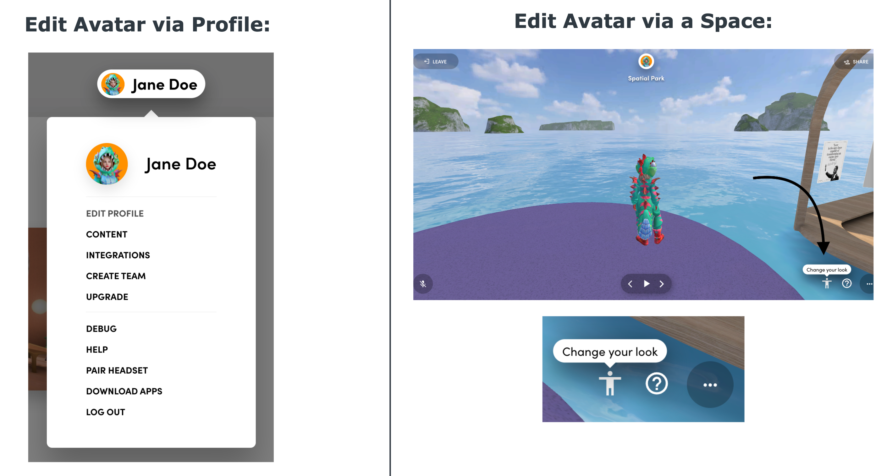 how to edit your avatar